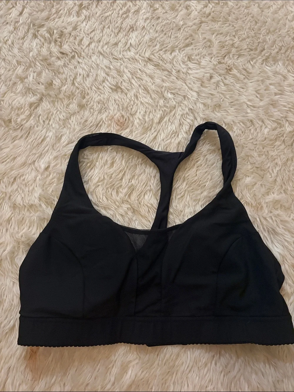 lululemon athletica Black Racerback Sports Bra